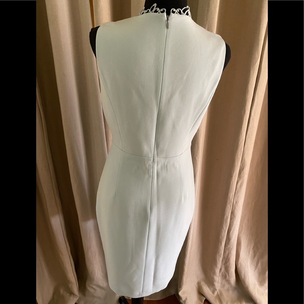 Tahari Blue Dress with intricate detail - Picture 2 of 4